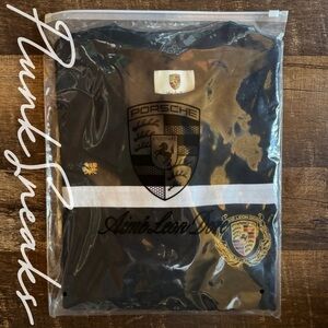 Aime Leon Dore Porsche Long-Sleeve Apex Tee • Jet Black • 2025